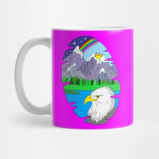 Eagle scene Mug